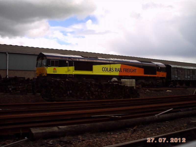 66850 in Boness.: Colas 66850 visited Boness for the diesel gala. Photo of 66850 in Boness.