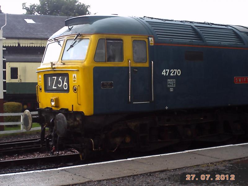 47270 Swift: 47270 Swift in Boness during the diesel gala Photo of 47270 Swift