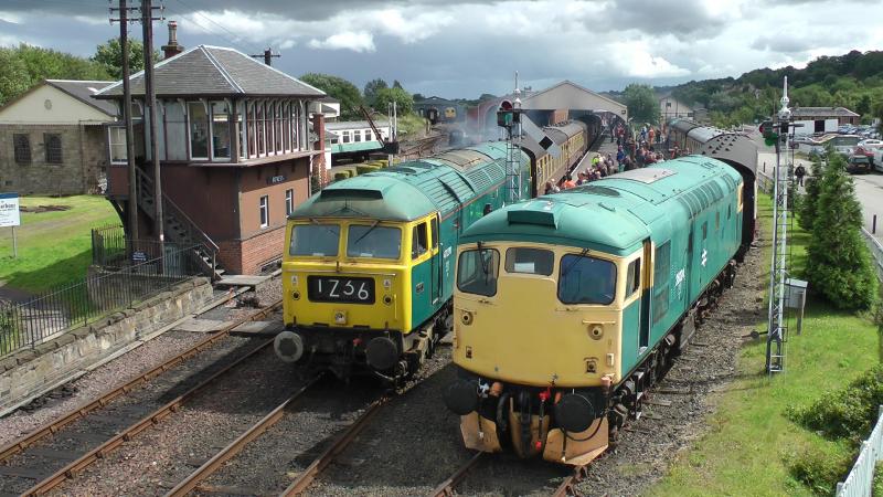 47270 & 26024 Bo'ness 28/07/12: Photo of 47270 & 26024 Bo'ness 28/07/12