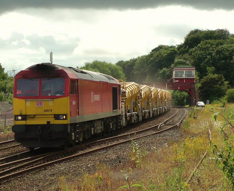 60079 passing Hexham 29/07/12: Photo of 60079 passing Hexham 29/07/12
