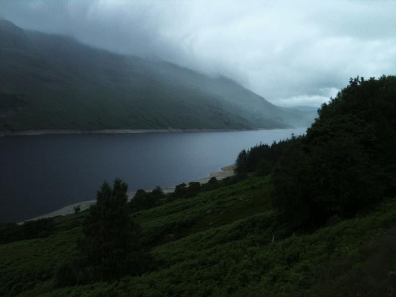Loch Treig: Viewed from the Northbound sleeper. Photo of Loch Treig