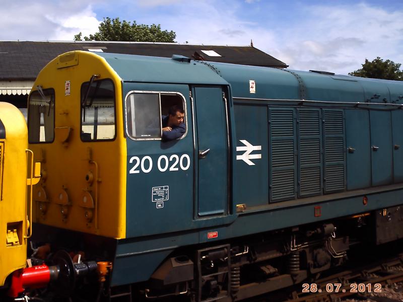 20020 at Boness: 20020 backs into the yard at Boness with 37175 during the diesel gala. Photo of 20020 at Boness