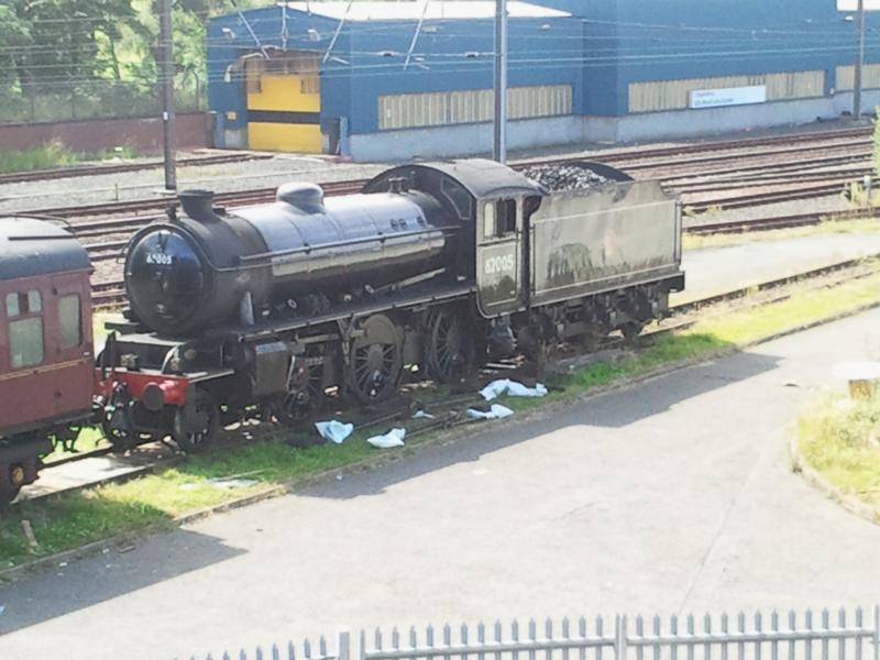 62005 @ Joppa: K1 62005 sits motionless (literally) at joppa sidings 6/8/12. Photo of 62005 @ Joppa