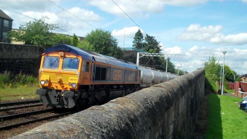 66 737 Fort William to North Blyth: Coatbridge Central 8/8/12 Photo of 66 737 Fort William to North Blyth