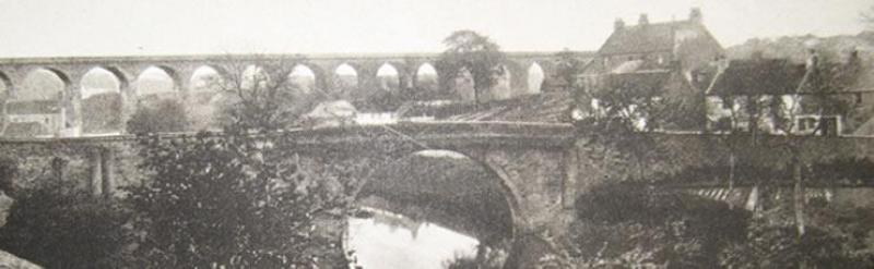 Bridges over the Avon: No date for this sadly. At least a hundred years ago at a guess. Photo of Bridges over the Avon