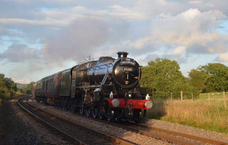 fellsman, settle to carlisle.: black 5 45305. Photo of fellsman, settle to carlisle.
