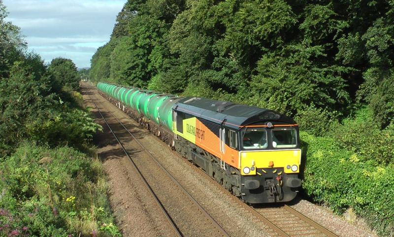 66850 Linkwood Tanks Approaching Dundee:
05/09/12 Photo of 66850 Linkwood Tanks Approaching Dundee