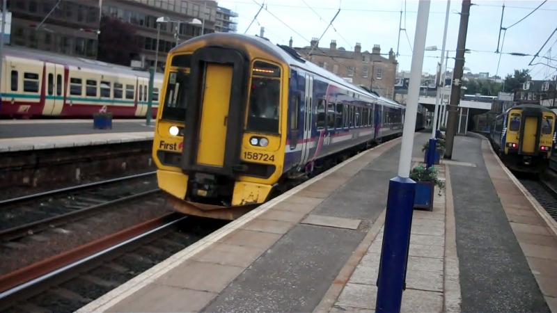 158 724: Scotrail 158 724 departs Haymarket on 15th September 2012 Photo of 158 724