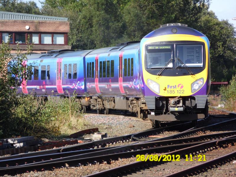 185122 : 185122 on 5Z35 passing Kilmarnock signal box 75 minutes late Photo of 185122