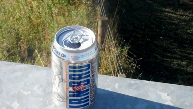 My Drink: My can of Irn Bru sitting on the bridge at Magiscroft. 22/09/12. With gavinjustice Photo of My Drink