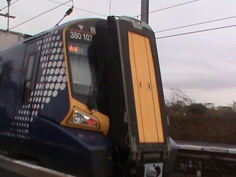 380107 At Killwinning 18/10/12: Photo of 380107 At Killwinning 18/10/12