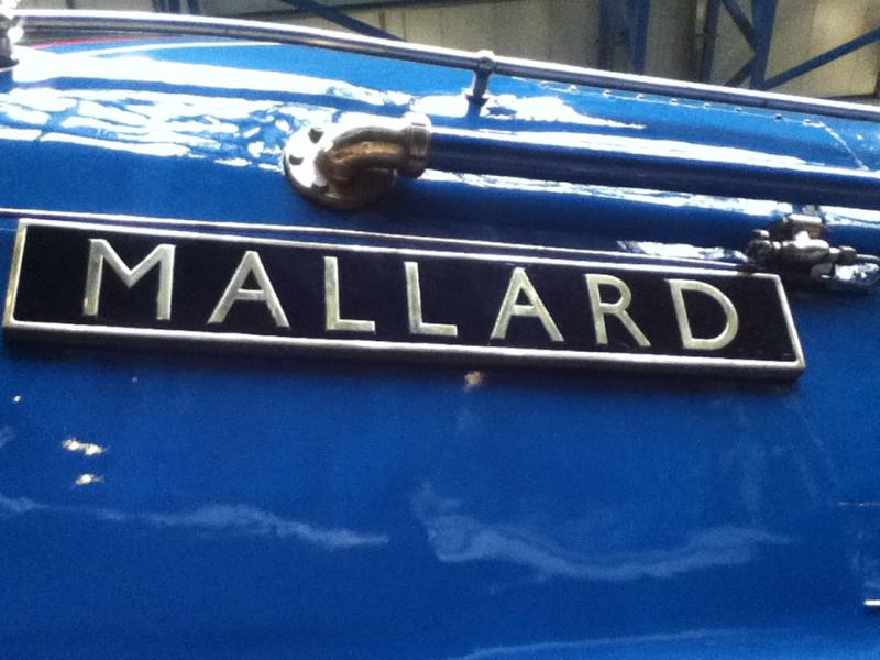 Mallard: Mallard sign class A4 no.4468 Photo of Mallard