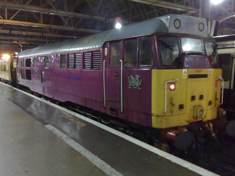 31601 Glasgow Central: 31601 Glasgow Central 20.40hrs 22/01/08 Photo of 31601 Glasgow Central