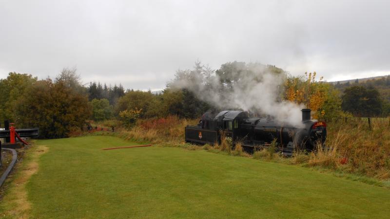 At Glenfiddich Distillery: Topping up with some kind of fluid. Photo of At Glenfiddich Distillery