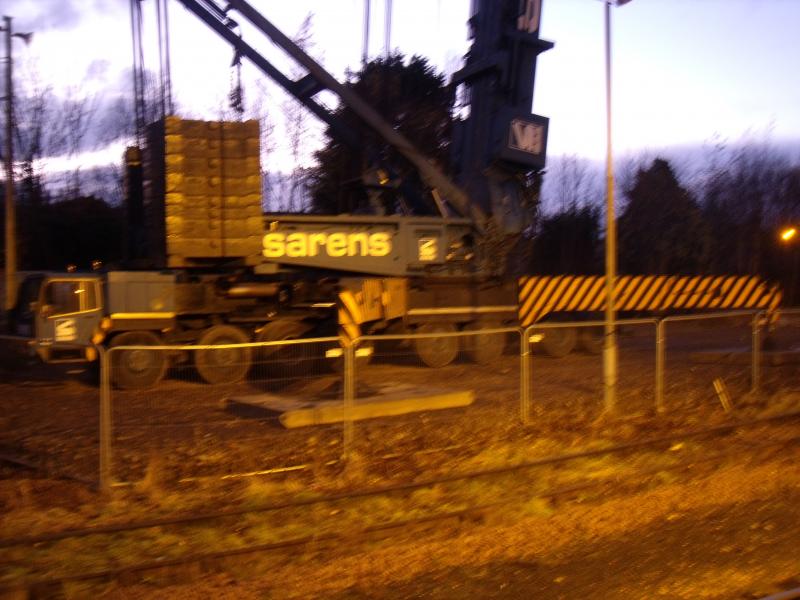 SARENS crane at perth, think this may be here to position the lift towers for the bridge spanning plat 1-5.: Photo of SARENS crane at perth, think this may be here to position the lift towers for the bridge spanning plat 1-5.