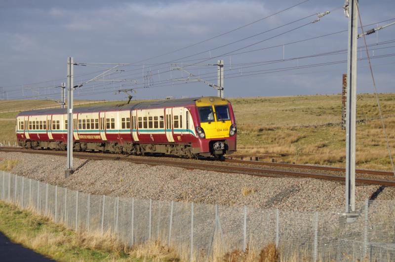 334039: 334039, Helensburgh to Edinburgh service, 18.12.12. Photo of 334039