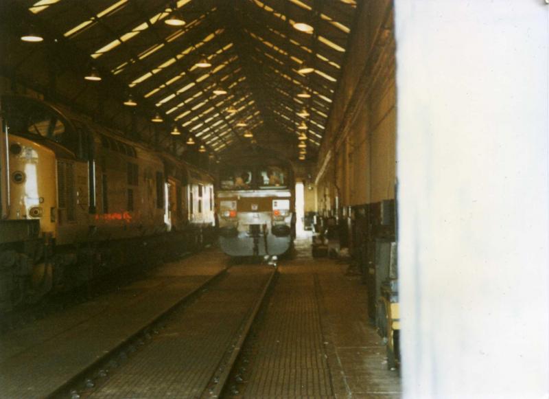59104 Inside ML: Sunday visit to ML with 59104 nside the depot Photo of 59104 Inside ML