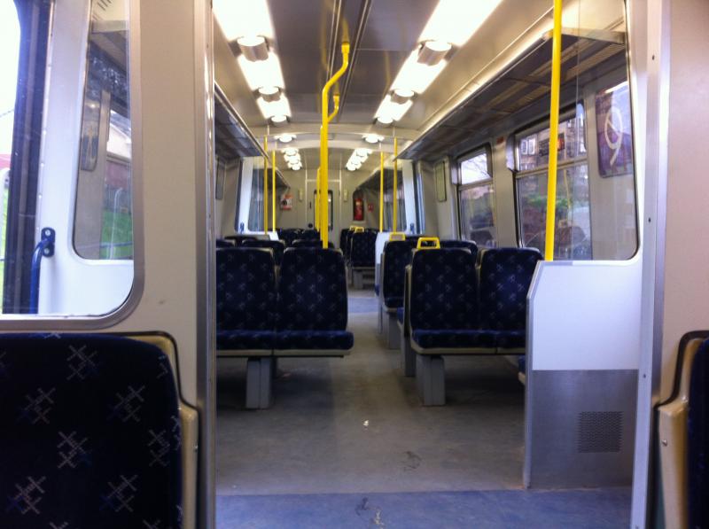 314 204: The interior of 314 204. This service was about to leave Paisley Canal and do the 10:35 service to Glasgow Central on the 31st December 2012. Photo of 314 204