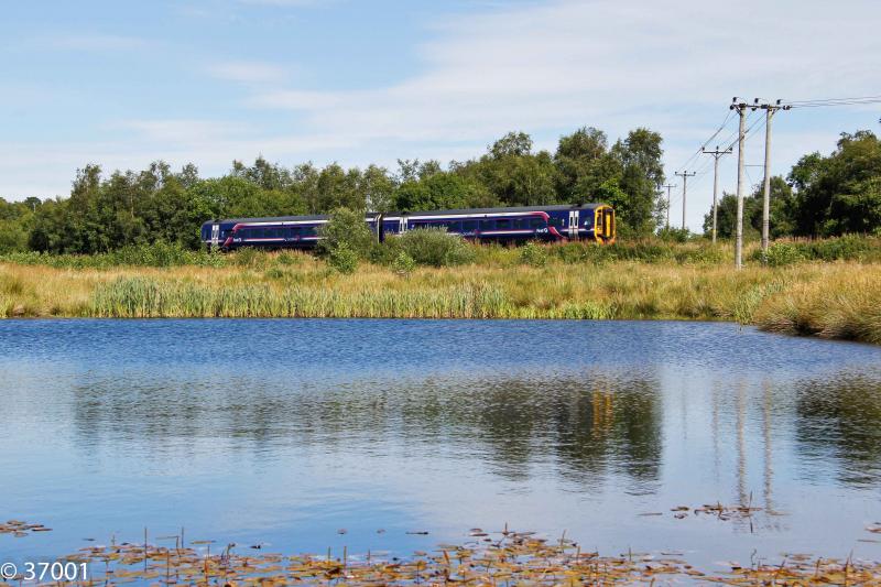 Where am I?: 158738 passing the pleasant surroundings of... Photo of Where am I?