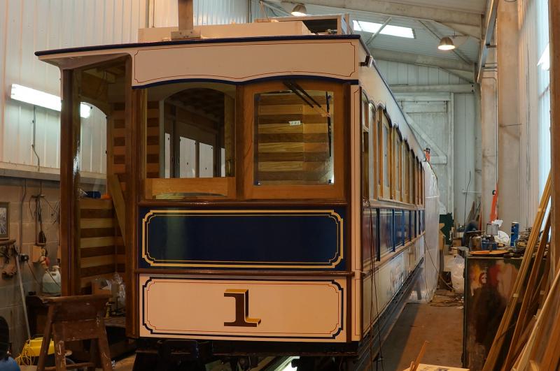 Photo of Snaefell Mountain Raliway Car Number 1 2012 
