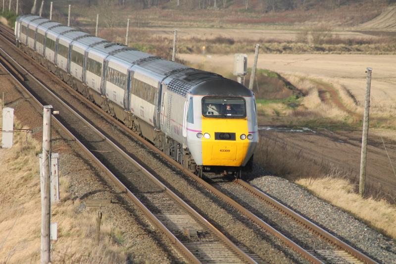 Eastcoast hst : passing edinburgh airport en-route to waverley from aberdeen Photo of Eastcoast hst