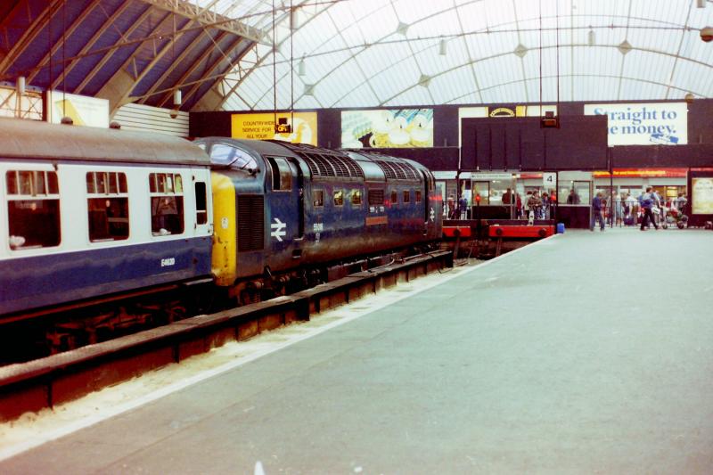 55016 - 1200 Scarboro - Glasgow at Cowlairs - 25th July 1981: 55016 - 1200 Scarboro - Glasgow at Queen Street - 25th July 1981 Photo of 55016 - 1200 Scarboro - Glasgow at Cowlairs - 25th July 1981