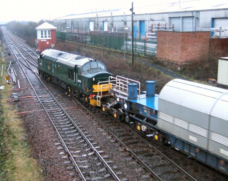 37411 at Carmuirs East with a flask for Rosyth.: 37411 at Carmuirs East with a flask for Rosyth. Photo of 37411 at Carmuirs East with a flask for Rosyth.