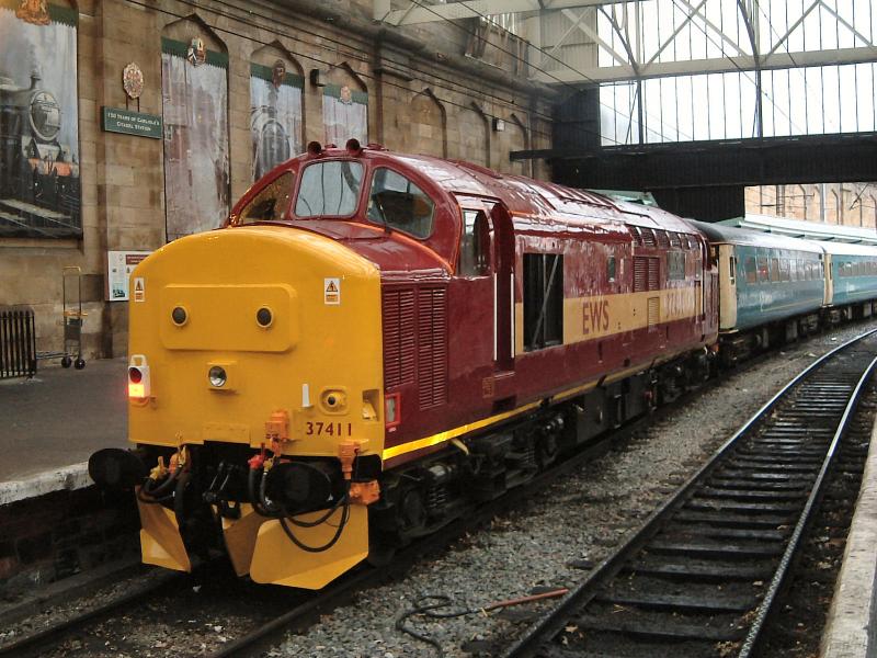 37411 at Carlisle.: 37411 at Carlisle. Photo of 37411 at Carlisle.
