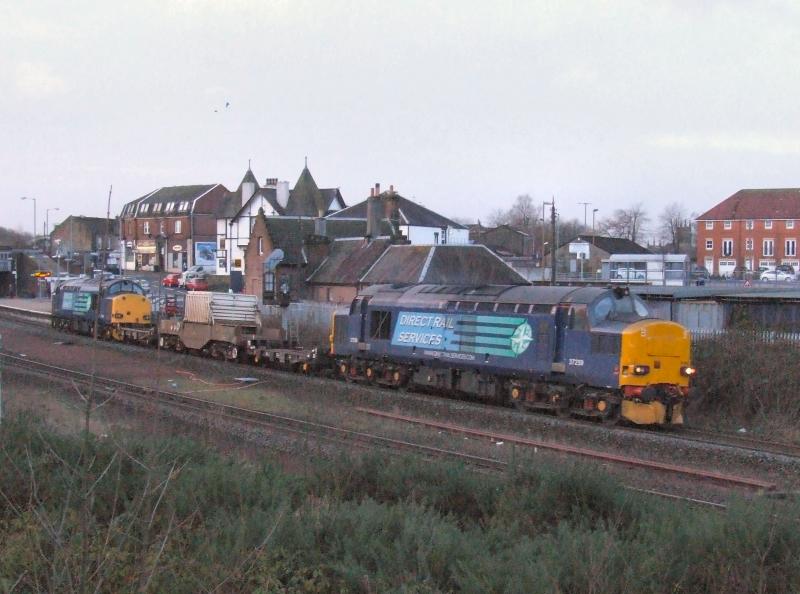 37259/602 on 6S99 for Georgemas Jct. pass Larbert: 37259/602 on 6S99 for Georgemas Jct. pass Larbert Photo of 37259/602 on 6S99 for Georgemas Jct. pass Larbert
