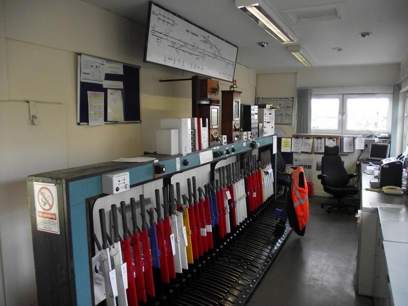 New Cumnock: Interior of New Cumnock box. Photo of New Cumnock
