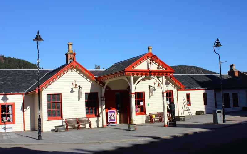 Guess the Location 1: The old station buildings at Ballater on 27.02.13. Photo of Guess the Location 1