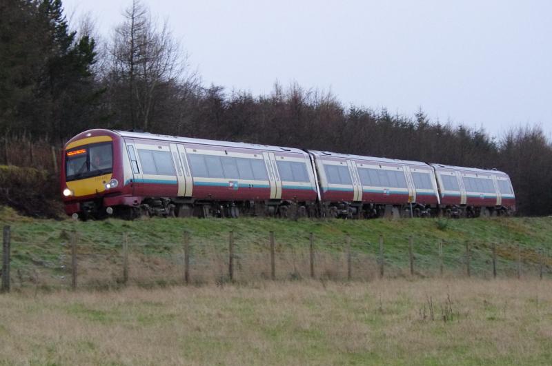 170473: 170473 at Whitecross, Dunblane to Edinburgh. 14.12.2011. Photo of 170473