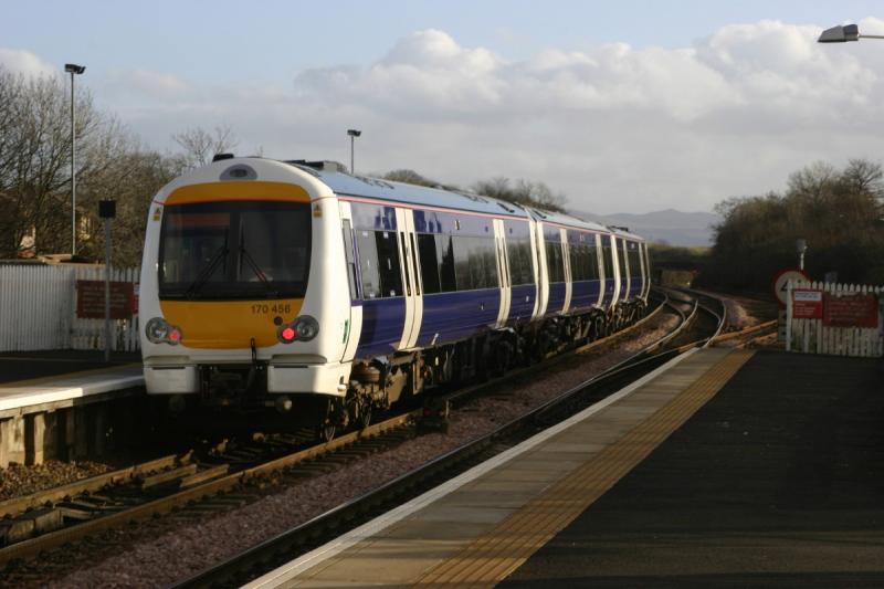 170456: 170456 on a Fife circle service at Carricknowe on 10/02/2005 Photo of 170456