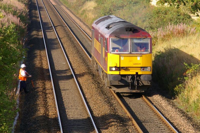 60029: 60029 heads towards Perth at Forgandenny Photo of 60029