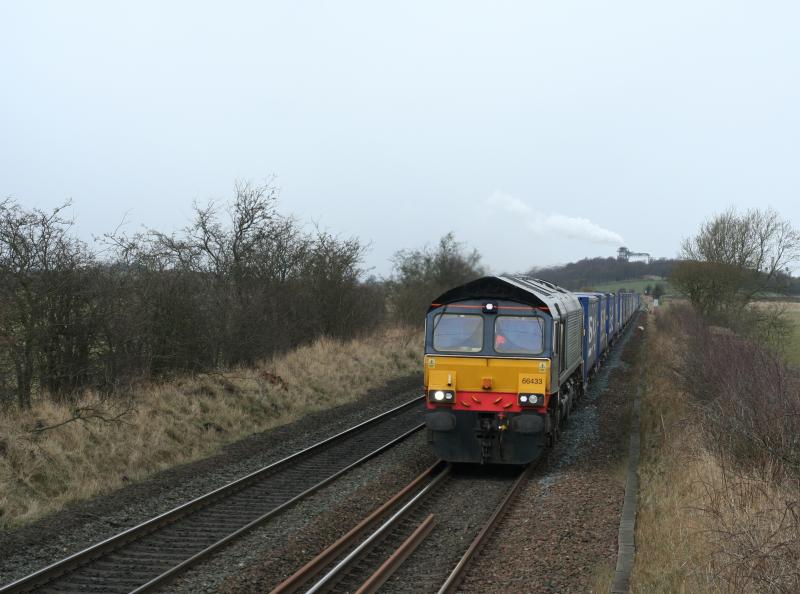 4D50: 66433 4D50 Inverness--Mossend (25.3.13 failed 4D47)passing Plean 26.3.13 Photo of 4D50