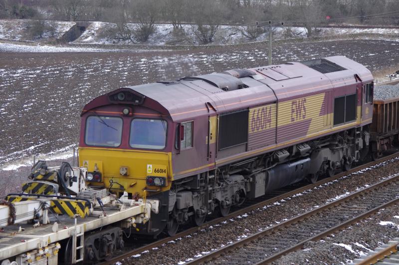 66014: 66014 at Whitecross. 24 March 2013. Photo of 66014