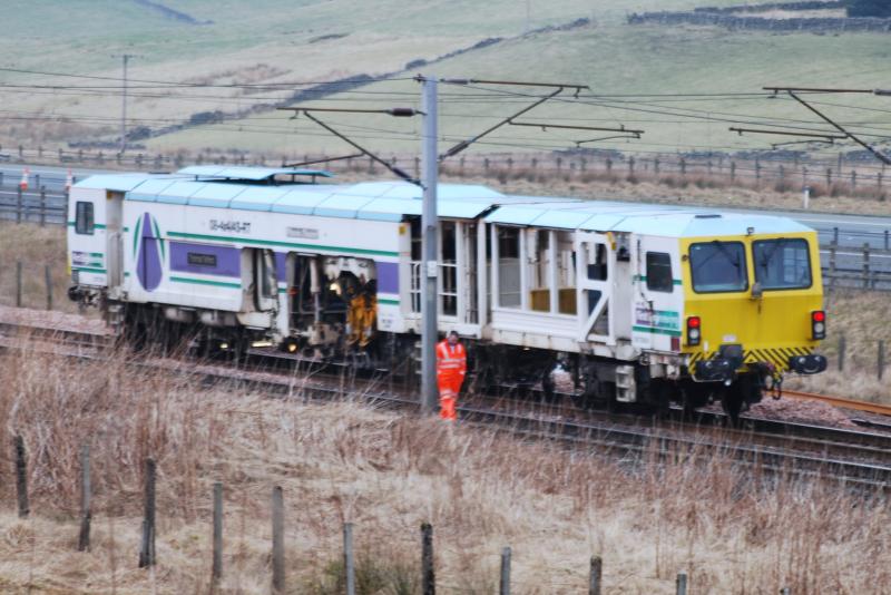 Thomas at work: Thomas Telford at beattock on the 17/2/08 Photo of Thomas at work