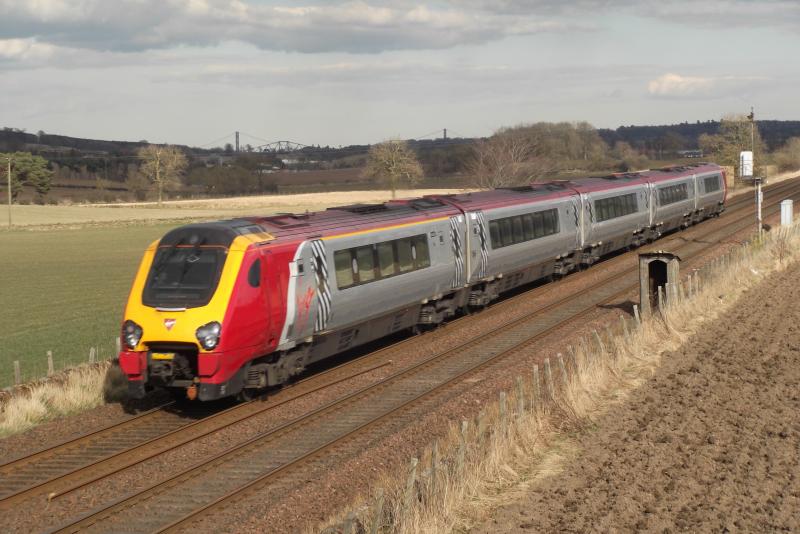 Diverted 221 at Park Farm: Working from Carlisle - Edinburgh via Motherwell and the E&G. Photo of Diverted 221 at Park Farm