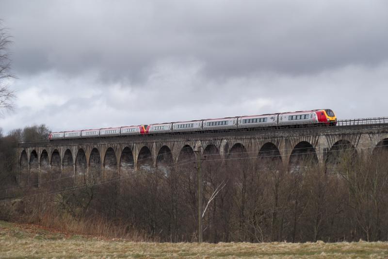 221s on the Avon Viaduct - 21-04-13: Photo of 221s on the Avon Viaduct - 21-04-13