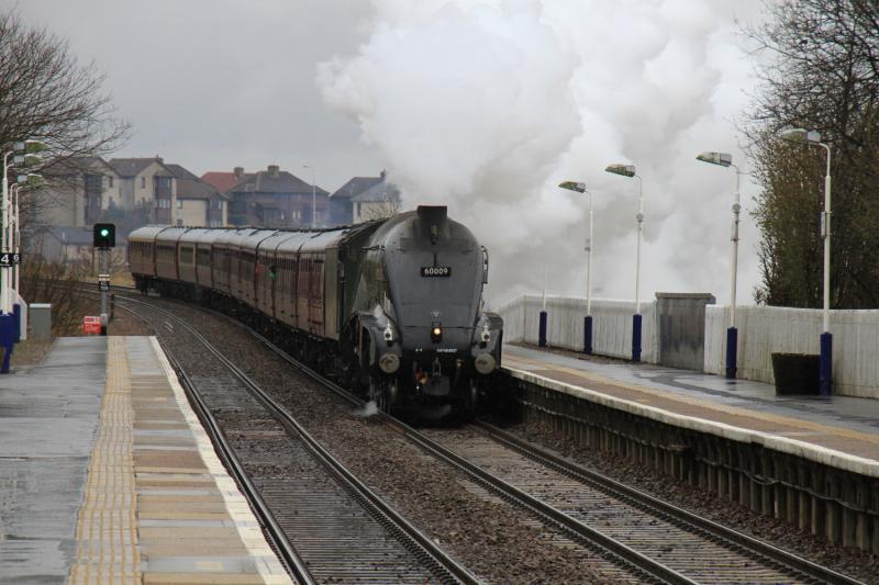 60009 in full dull: 60009 on 1Z29 09.50 Linlithgow to Dalmeny Photo of 60009 in full dull