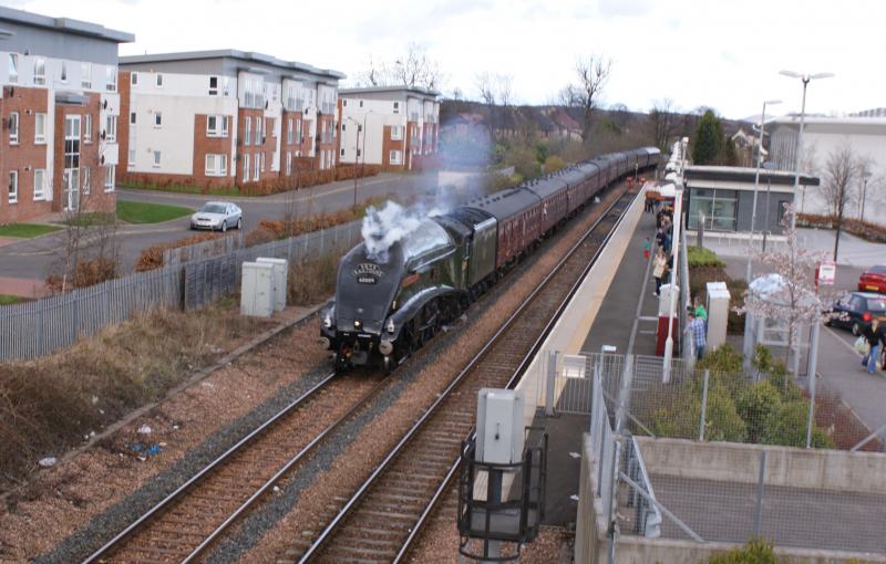 60009: 60009 through Alloa station on the afternoon srps Forth circle Photo of 60009