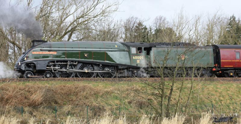 Checked .: Nine in convoy awaits the road at Cupar south home on its way to Aberdeen looking resplendant . Photo of Checked .