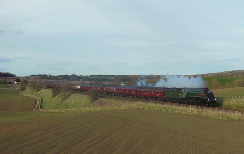 60009 1Z67 240413 Dairsie:
Great Britain 6 from Aberdeen to Edinburgh Photo of 60009 1Z67 240413 Dairsie