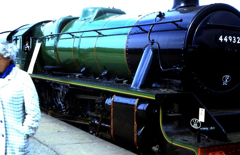 44932: Black 5 No 44932 at Steamtown,Carnforth in 1972. Photo of 44932