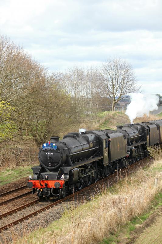 44871 and 45407 on GB VI: Photo of 44871 and 45407 on GB VI
