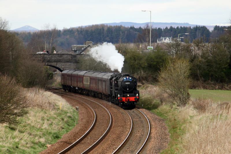 44871 and 45407 on GB VI: Photo of 44871 and 45407 on GB VI