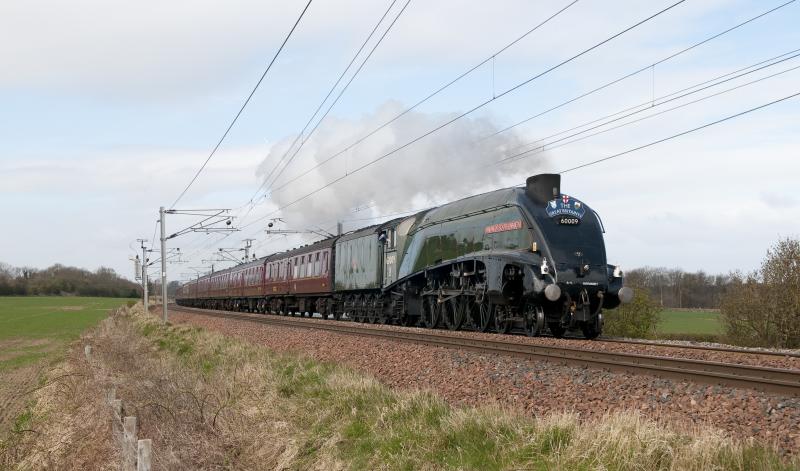 60009: No.9 outside Longniddry on her way south 28.4.13 Photo of 60009