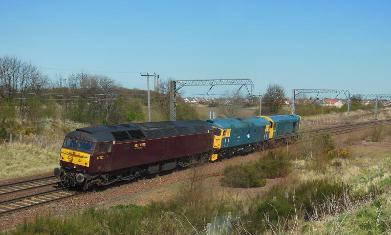 47237 26038 20020 0Z50 300413 Wallyford: Photo of 47237 26038 20020 0Z50 300413 Wallyford