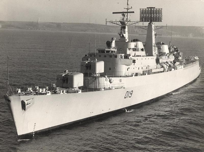 HMS Glamorgan: My first floating home way back in 1966. Photo of HMS Glamorgan