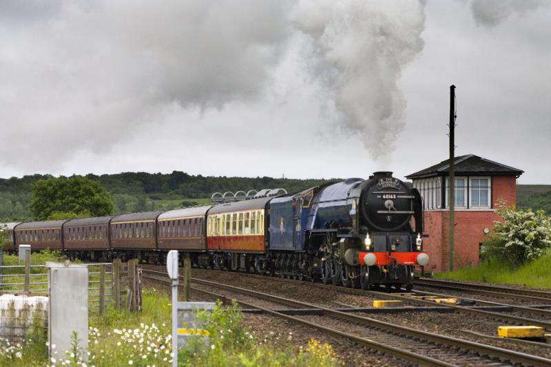 Tornado at Larbert Junction: Tornado at Larbert Junction Photo of Tornado at Larbert Junction